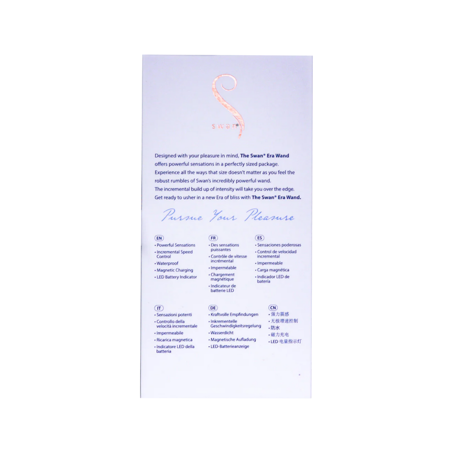 Swan - Era - Mini Wand Vibrator - Lila