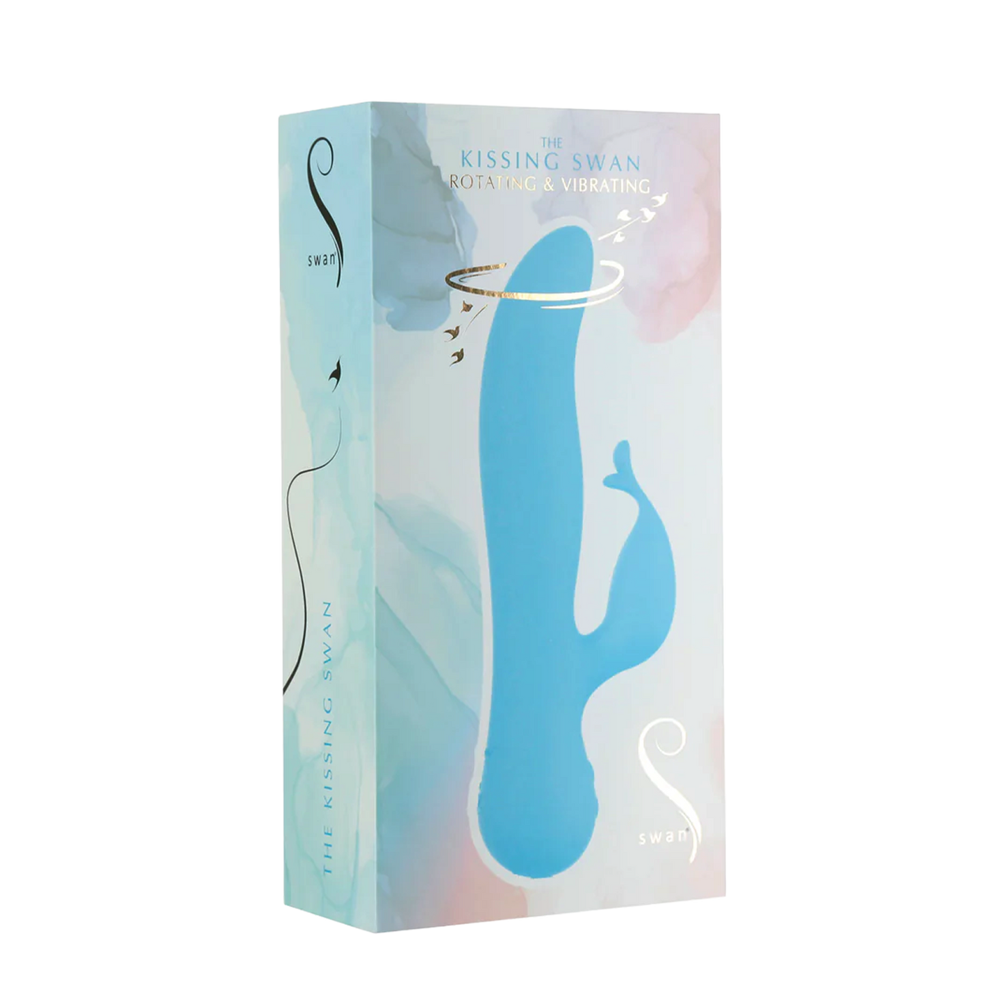 Swan - Kissing - Dual Action Rabbit Vibrator - Türkis