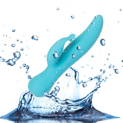 Swan - Kissing - Dual Action Rabbit Vibrator - Türkis