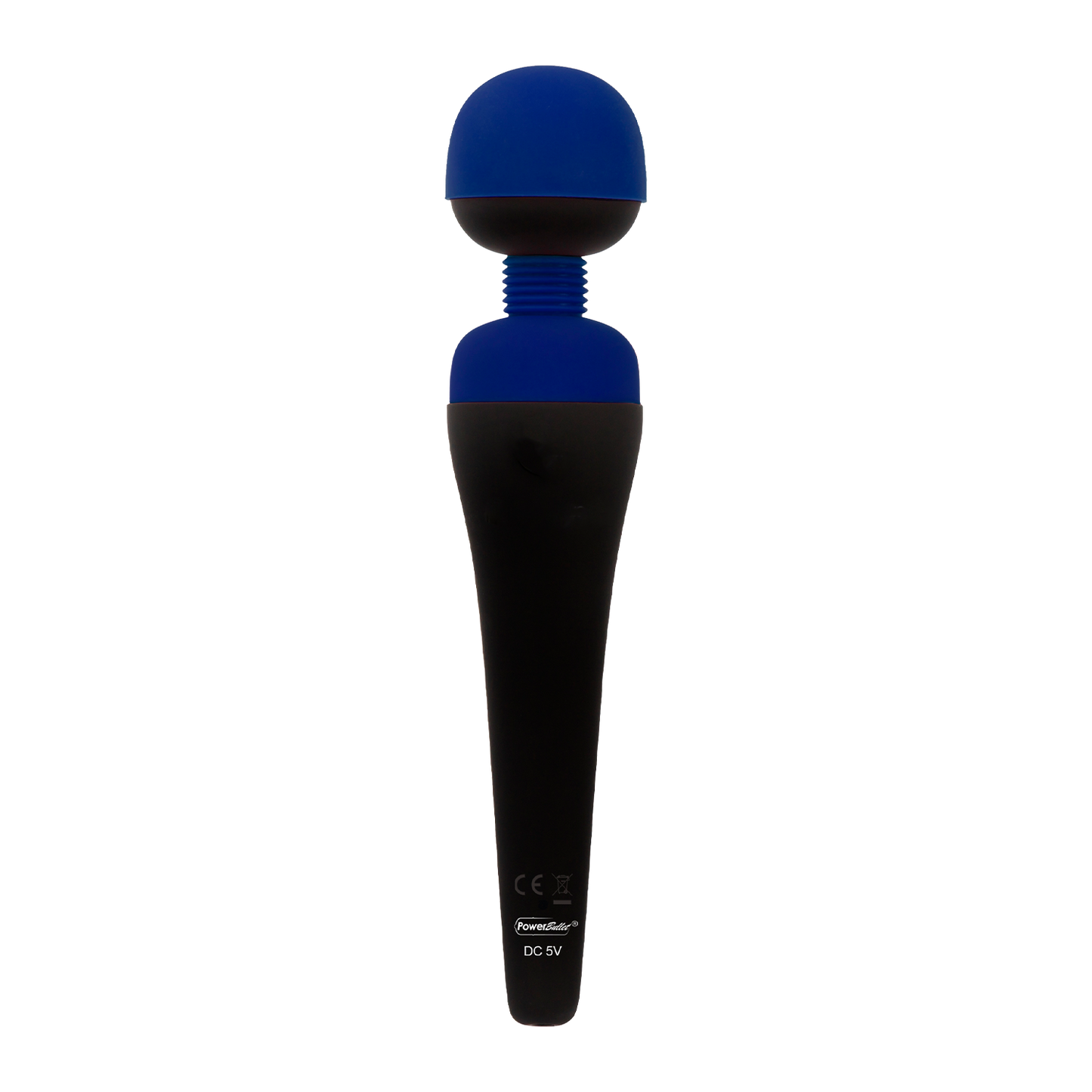 PalmPower - Masseur rechargeable - Tête flexible - Bleu/Noir