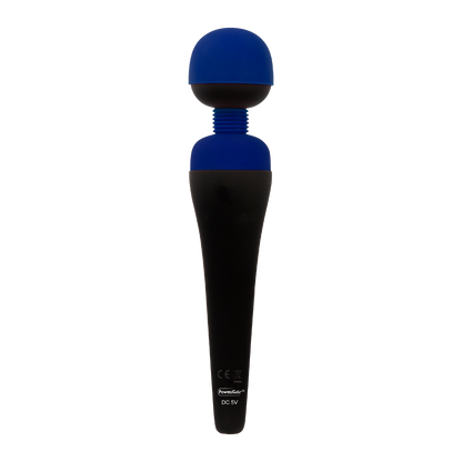 PalmPower - Masseur rechargeable - Tête flexible - Bleu/Noir