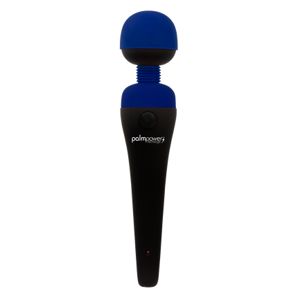 PalmPower - Masseur rechargeable - Tête flexible - Bleu/Noir