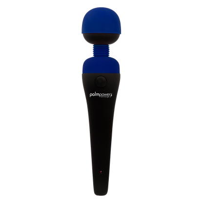 PalmPower - Masseur rechargeable - Tête flexible - Bleu/Noir