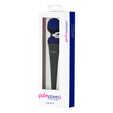 PalmPower - Masseur rechargeable - Tête flexible - Bleu/Noir
