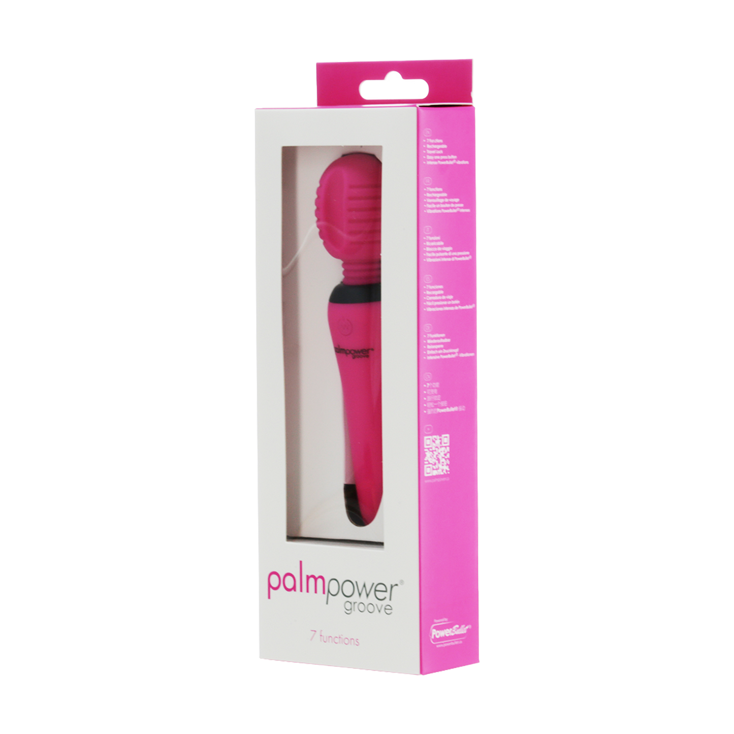 PalmPower – Groove – Mini-Stabmassagegerät – Rosa