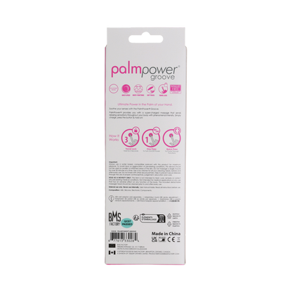 PalmPower – Groove – Mini-Stabmassagegerät – Rosa