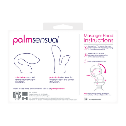 PalmPower - Palmsensual - Accessoires pour vibromasseur wand - Bleu