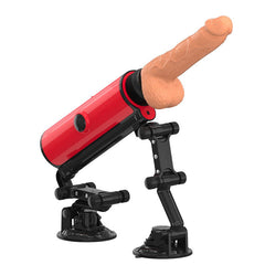 ZSEX - Dubbele Zuignap Fuckmachine - Rood-Erotiekvoordeel.nl