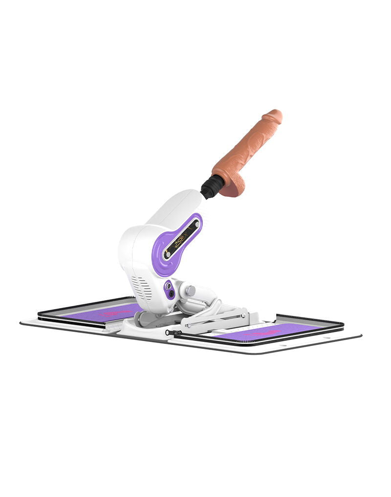 ZSEX - Fuck Machine - Witte Tas - Paarse Machine-Erotiekvoordeel.nl