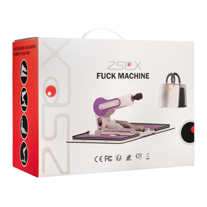 ZSEX - Fuck Machine - Witte Tas - Paarse Machine-Erotiekvoordeel.nl