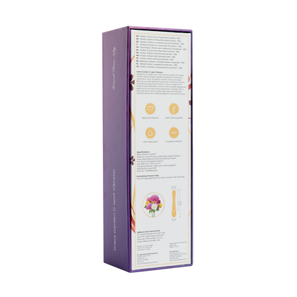 LOVISS - Grace - Garden G-Spot-vibrator – Zwart-Erotiekvoordeel.nl