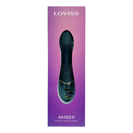 LOVISS - Amber - Garden Classic Vibrator – Zwart-Erotiekvoordeel.nl