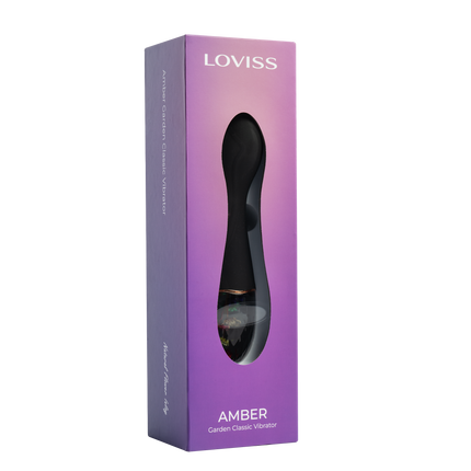 LOVISS - Amber - Garden Classic Vibrator – Zwart-Erotiekvoordeel.nl