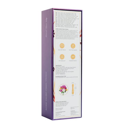 LOVISS - Amber - Garden Classic Vibrator – Zwart-Erotiekvoordeel.nl