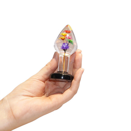 LOVISS - Helichrysum - Garden Flower Buttplug – Transparant-Erotiekvoordeel.nl