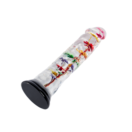 LOVISS Helichrysum Garden Flower Dildo Texture – Transparant-Erotiekvoordeel.nl