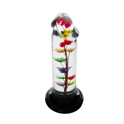 LOVISS Helichrysum Garden Flower Dildo Smooth – Transparant-Erotiekvoordeel.nl