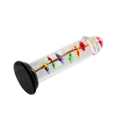 LOVISS Helichrysum Garden Flower Dildo Smooth – Transparant-Erotiekvoordeel.nl