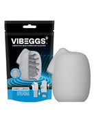 VIBEGGS - Candy Curves - Vibrating Masturbation Sleeve ánd Finger Vibrator - White