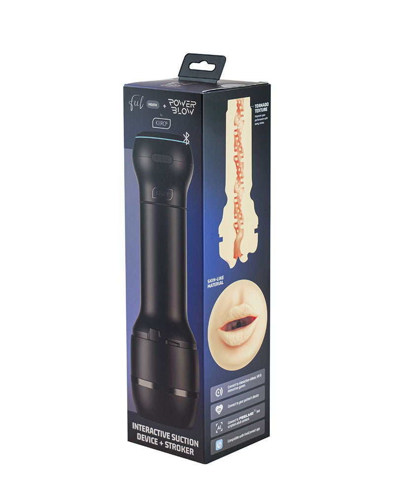 Kiiroo - Powerblow en Feel Mouth Stroker Set - Black Rimba Winkel Kiiroo - Powerblow en Feel Mouth Stroker Set - Black Rimba Winkel