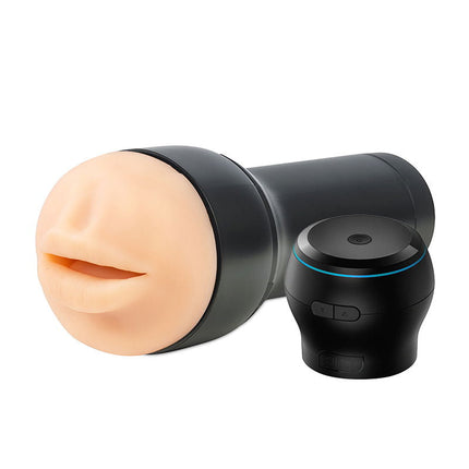 Kiiroo - Powerblow en Feel Mouth Stroker Set - Zwart-Erotiekvoordeel.nl