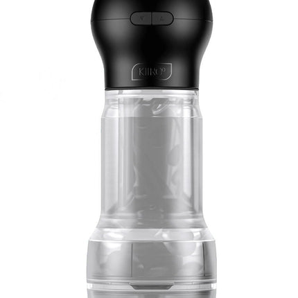 Kiiroo - Feel Pocket Stroker Crystal en Powerblow Combo - Zwart/Transparant-Erotiekvoordeel.nl