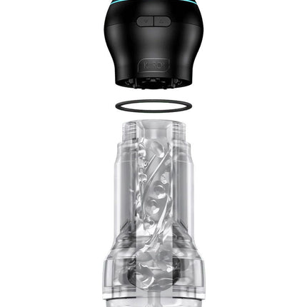 Kiiroo - Feel Pocket Stroker Crystal en Powerblow Combo - Zwart/Transparant-Erotiekvoordeel.nl