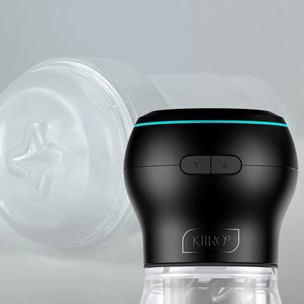 Kiiroo - Feel Pocket Stroker Crystal en Powerblow Combo - Zwart/Transparant-Erotiekvoordeel.nl
