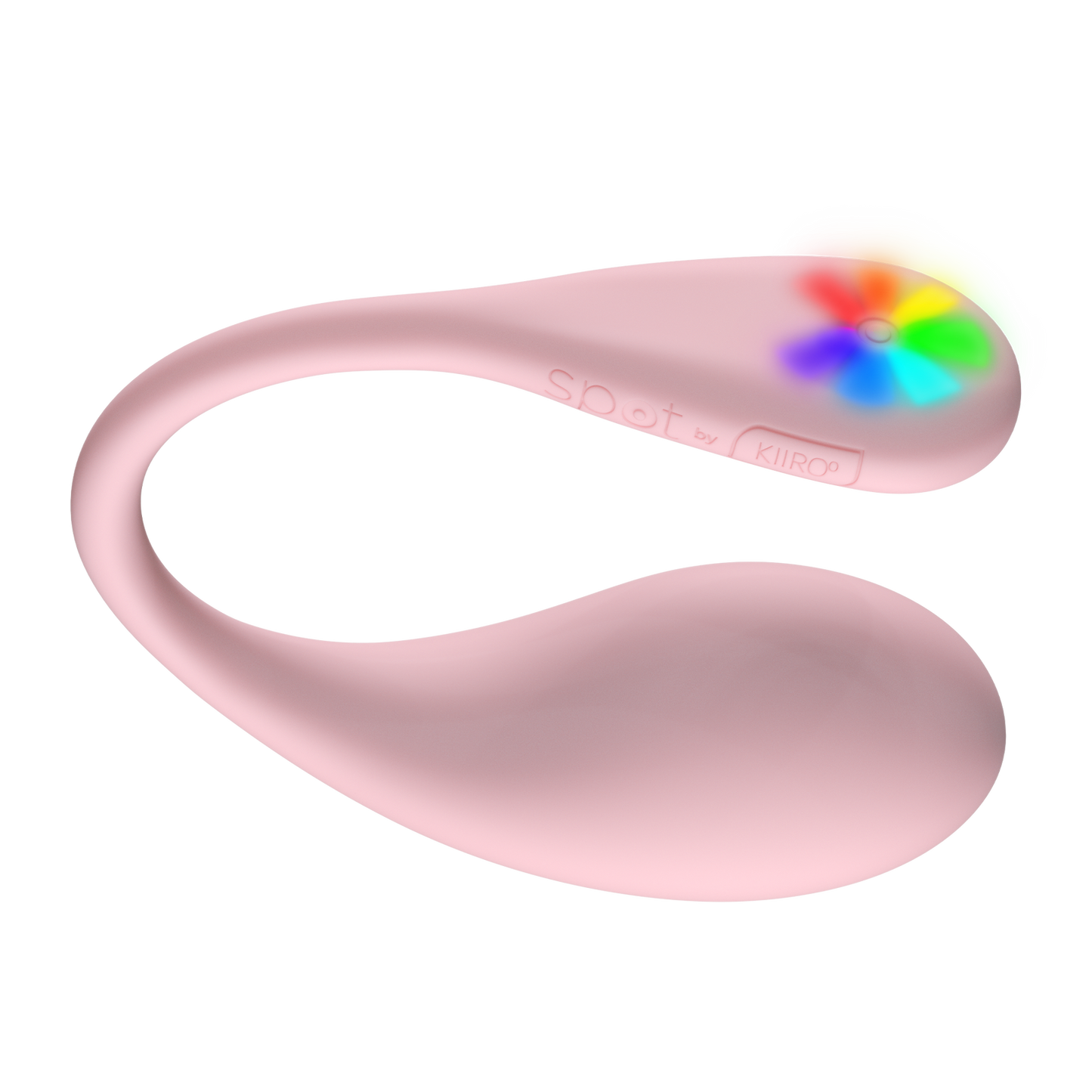 KIIROO - Spot - Draagbaar Interactief Vibrerend Eitje - Kiss Me - Roze-Erotiekvoordeel.nl