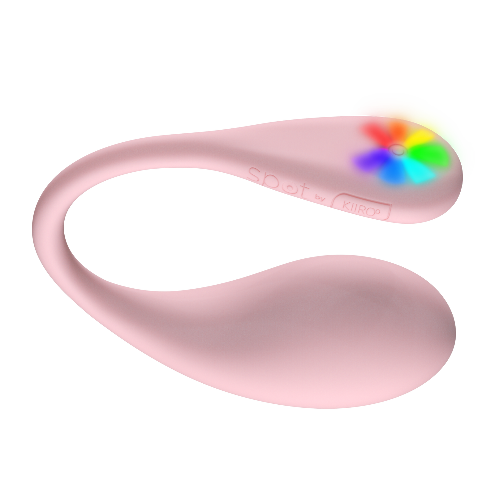 KIIROO - Spot - Draagbaar Interactief Vibrerend Eitje - Kiss Me - Roze-Erotiekvoordeel.nl