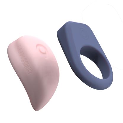 Luxus - Interactieve Sex Toys voor koppels- App Control - roze/blauw-Erotiekvoordeel.nl