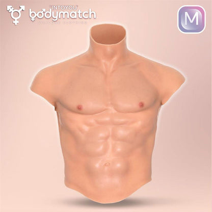 Bodymatch - Boomax - Hyperrealistisch Siliconen Mannelijk Bovenlichaam - Lichte Huidskleur-Erotiekvoordeel.nl