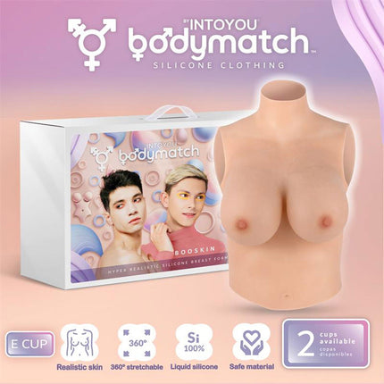 Bodymatch - Booskin - Realistische Siliconen Borstprothese - Lichte Huidskleur-Rimbastore.com