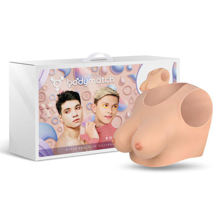 Bodymatch - Bowie - Realistische siliconen borstprothese - Lichte Huidskleur-Rimbastore.com