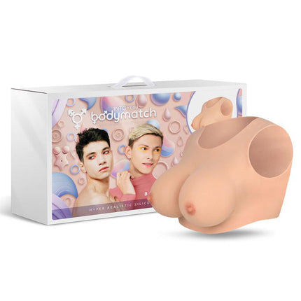 Bodymatch - Bowie - Realistische siliconen borstprothese - Lichte Huidskleur-Rimbastore.com