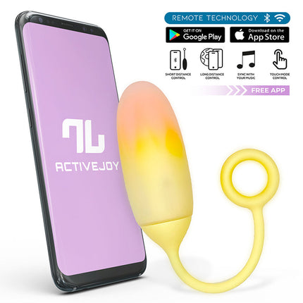 Intoyou - Vibro-Ei mit App-Steuerung - Gelb/Orange