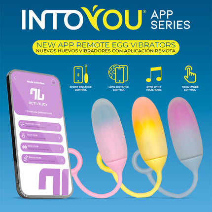 Intoyou - Vibro-Ei mit App-Steuerung - Gelb/Orange