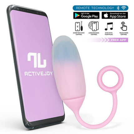 Intoyou - Vibrating Egg with App Control - Pink/Blue