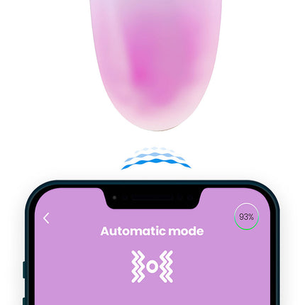 Intoyou - Œuf vibrant avec contrôle d'application - Bleu/Violet