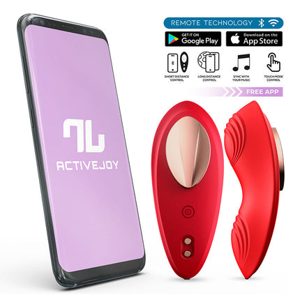 Intoyou - Panty Vibrator - Vibrerend Slipje - Met App Control - Rood-Erotiekvoordeel.nl
