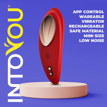 Intoyou - Panty Vibrator - Vibrerend Slipje - Met App Control - Rood-Erotiekvoordeel.nl