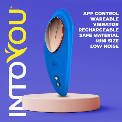 Intoyou - Panty Vibrator - Vibrerend Slipje - Met App Control - Blauw-Erotiekvoordeel.nl