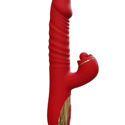 Intoyou - Ascen - Rabbit Vibrator - Stotende en Oscillerende Rabbit Vibrator met App Control - Rood-Erotiekvoordeel.nl