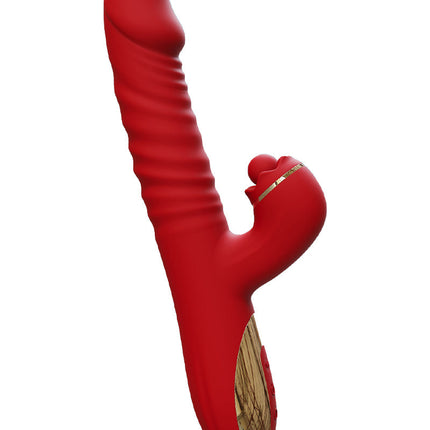 Intoyou - Ascen - Rabbit Vibrator - Stotende en Oscillerende Rabbit Vibrator met App Control - Rood-Erotiekvoordeel.nl