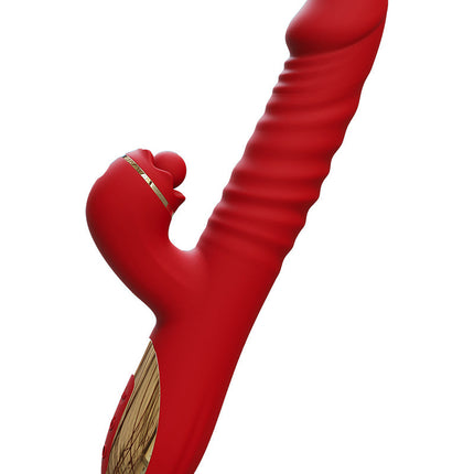 Intoyou - Ascen - Rabbit Vibrator - Stotende en Oscillerende Rabbit Vibrator met App Control - Rood-Erotiekvoordeel.nl
