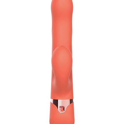 Intoyou - Mindy - Tapping Rabbit Vibrator met Klop-functie en App - Koraal Oranje-Erotiekvoordeel.nl