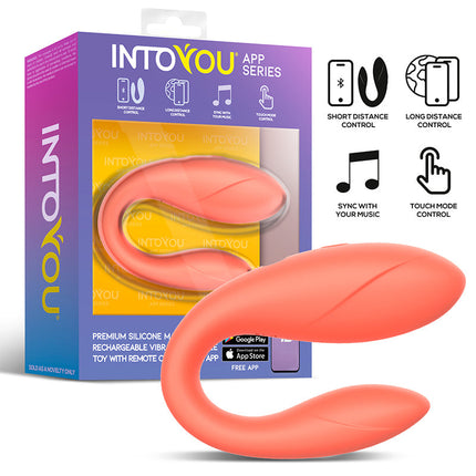 Intoyou - Partner Vibrator met App Control - Koraal-Erotiekvoordeel.nl