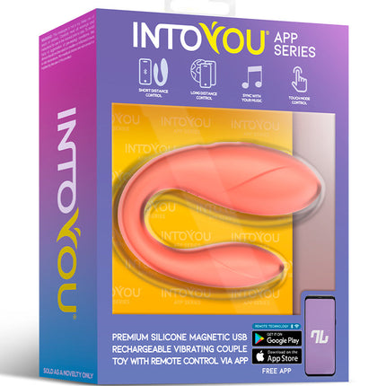 Intoyou - Partner Vibrator met App Control - Koraal-Erotiekvoordeel.nl