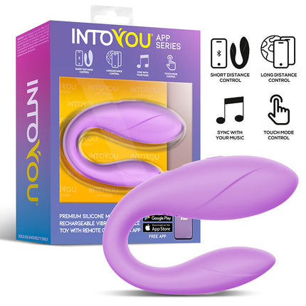 Intoyou - Partner Vibrator met App Control - Lila-Erotiekvoordeel.nl