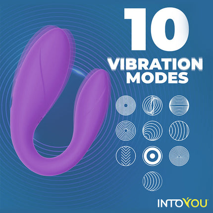 Intoyou - Partner Vibrator met App Control - Lila-Erotiekvoordeel.nl